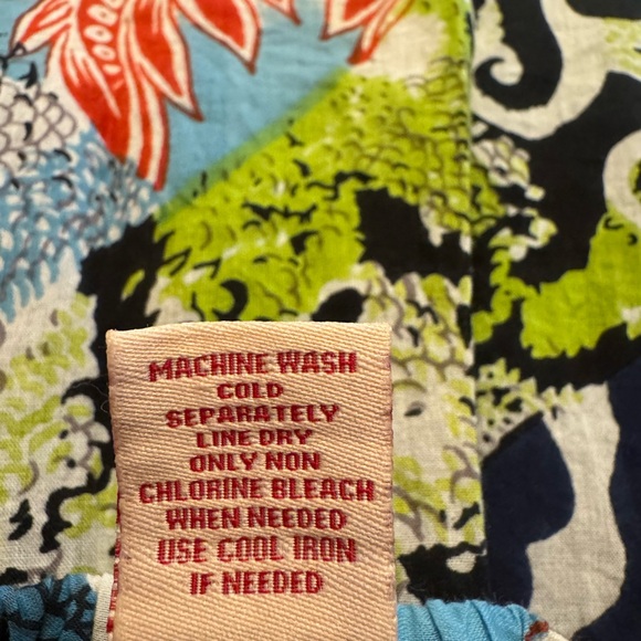 Fire Los Angeles Multi-Color Cotton Above Knee Sun Dress Women's Size medium - Picture 12 of 12